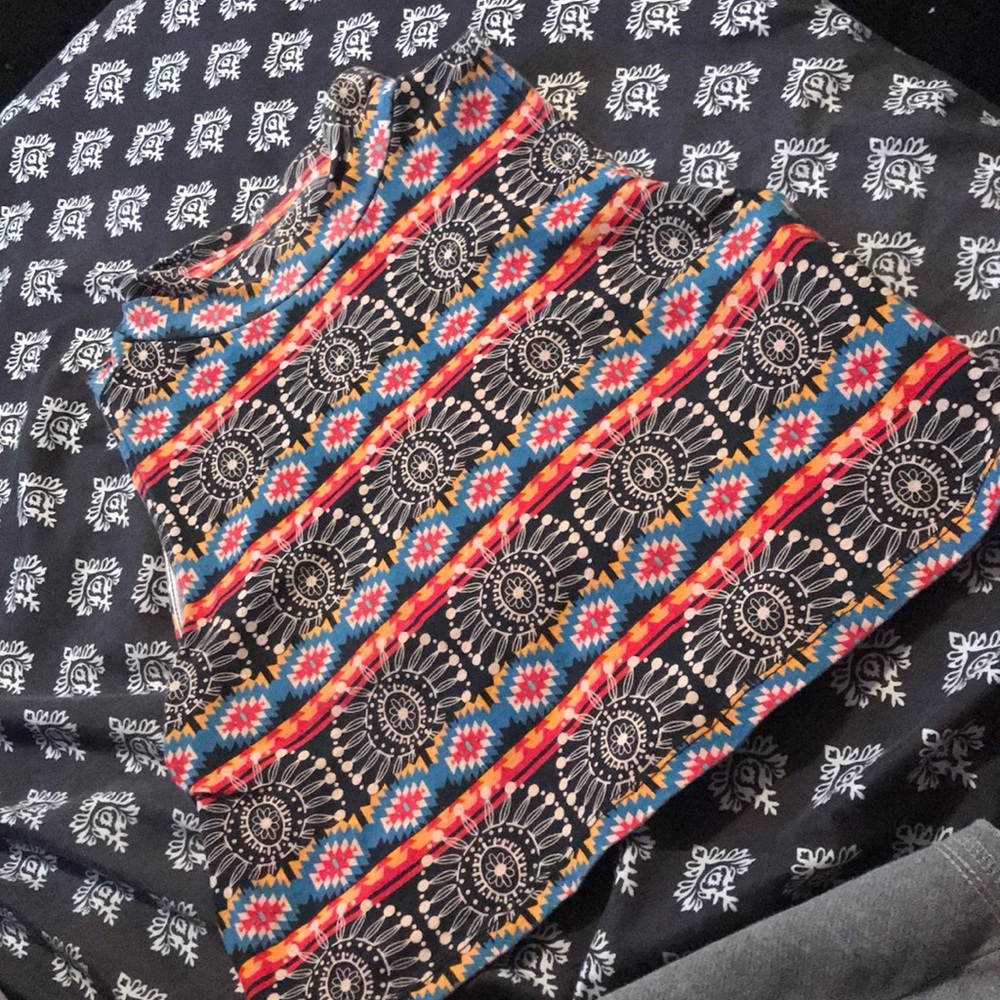 Multicolored crop top